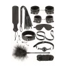 Coffret BDSM 10 produits en cuir vegan Fetish tentation 