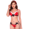 Déguisement Mère Noël 2 pièces avec soutien-gorge et string - Mapalé