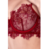 Ensemble 2 pièces en dentelle brodée bois de rose - Mapalé
