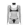 Sashalla ensemble de lingerie 4 pièces - Noir