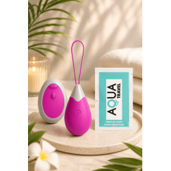Œuf Vibrant Télécommandé 10 Modes Fuchsia  1 dosette de lubrifiant — Pocket Pleasure
