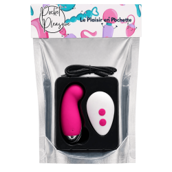 Œuf Vibrant Télécommandé 10 Modes Rose  1 dosette de lubrifiant — Pocket Pleasure