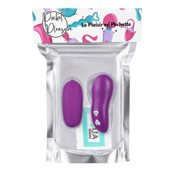 Œuf Vibrant Télécommandé 7 Vitesses Violet  1 dosette de lubrifiant — Pocket Pleasure
