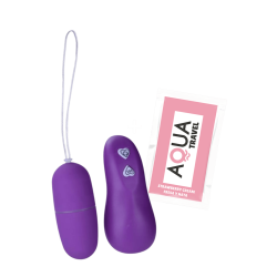 Œuf Vibrant Télécommandé 7 Vitesses Violet  1 dosette de lubrifiant — Pocket Pleasure