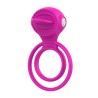 Anneau vibrant 1 seul mode de vibration très extensible rose Pocket Pleasure  1 dosette de lubrifiant