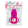 Anneau vibrant 1 seul mode de vibration très extensible rose Pocket Pleasure  1 dosette de lubrifiant