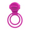 Anneau vibrant 1 seul mode de vibration très extensible rose Pocket Pleasure  1 dosette de lubrifiant