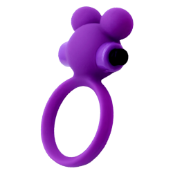 Anneau Vibrant Ourson Violet  1 dosette de lubrifiant — Pocket Pleasure