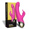 Vibromasseur Rabbit rose 9 modes de vibrations puissantes 