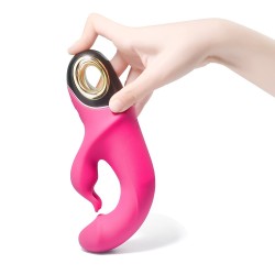 Vibromasseur Rabbit rose 9 modes de vibrations puissantes 