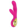Vibromasseur rabbit USB rose point G 