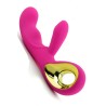 Vibromasseur rabbit USB rose point G 