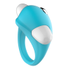 Cockring Vibrant Dauphin Bleu  1 dosette de lubrifiant — Pocket Pleasure