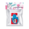 Cockring Vibrant Dauphin Bleu  1 dosette de lubrifiant — Pocket Pleasure