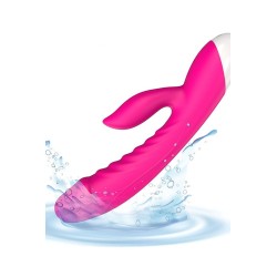Vibromasseur rabbit rose 10 programmes USB 