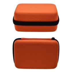 Boite de rangement coquée couleur orange 
