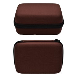 Boite de rangement coquée couleur marron 