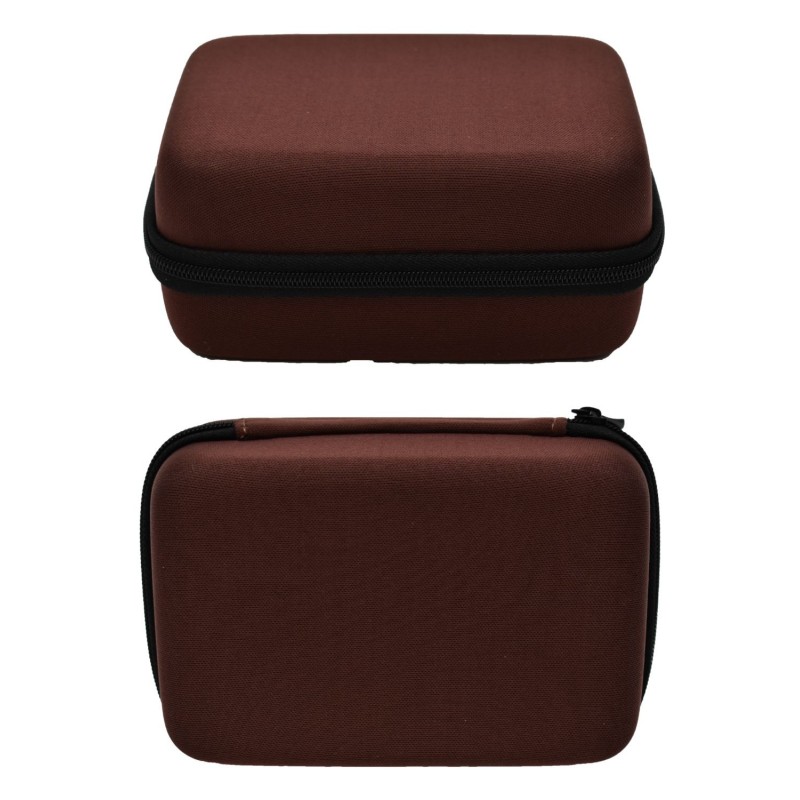 Boite de rangement coquée couleur marron 