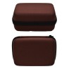 Boite de rangement coquée couleur marron 