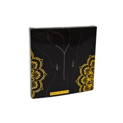 bijoux de corps, pinces de seins goutte et tour de cou chainette