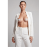Nipple Métal blanc Cache tétons cœur