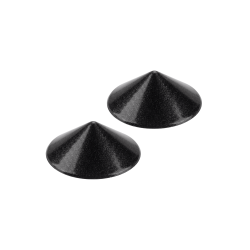 Nipple Métal noir Cache tétons cône