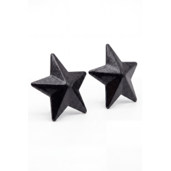 Nipple Métal noir Cache tétons d'étoile