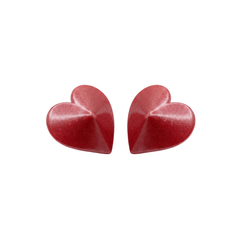 Nipple Métal rouge Cache tétons cœur