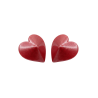Nipple Métal rouge Cache tétons cœur