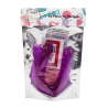 Double Dong Flexible Violet Pocket Pleasure  1 dosette de lubrifiant