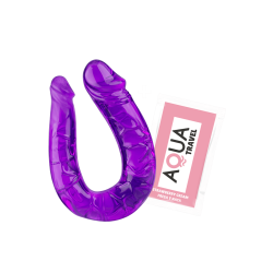 Double Dong Flexible Violet Pocket Pleasure  1 dosette de lubrifiant