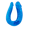 Double Dong Flexible Bleu Pocket Pleasure  1 dosette de lubrifiant