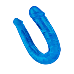 Double Dong Flexible Bleu Pocket Pleasure  1 dosette de lubrifiant