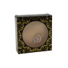 Paire de cache-tétons piercing barre coeur faux diamant peau claire 