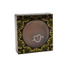 Paire de cache-tétons piercing barre coeur faux diamant peau foncée 