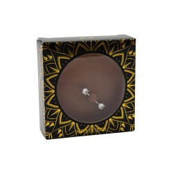 Paire de cache-tétons piercing barre faux diamant peau foncée 