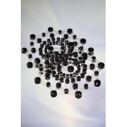 Paire de cache tétons adhésifs strass noir 