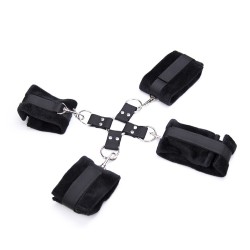 Menottes attache en croix pour mains et pieds Dreamy Fetish 
