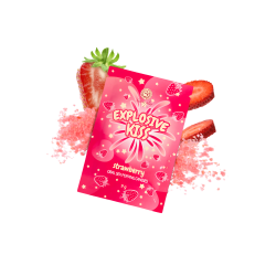 Bonbons pétillants à la fraise spécial sexe oral