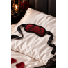 Bandeau pour les yeux motif japonais rouge et noir - Dreamy Fetish