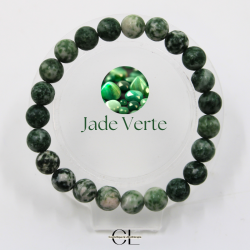 Bracelet en pierres naturelles Jade Verte AB 8mm