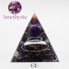 Orgonite pyramide Amethyste Métatron