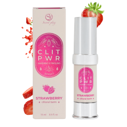 Baume stimulant chauffant pour clitoris Fraise 15ml