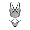 Anniverse special top et string - Noir