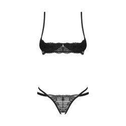 Nutris ensemble ouvert 2 pièces - Noir