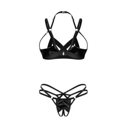 Keira Lise ensemble lingerie ouvert noir
