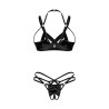 Keira Lise ensemble lingerie ouvert noir