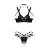 Keira Lise ensemble lingerie ouvert noir