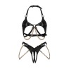 Anyya ensemble ouvert 2 pièces - Noir