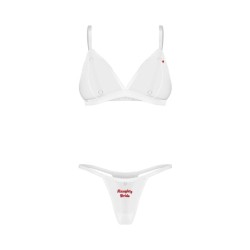 Weddya Bride ensemble de lingerie 3 pièces - Blanc